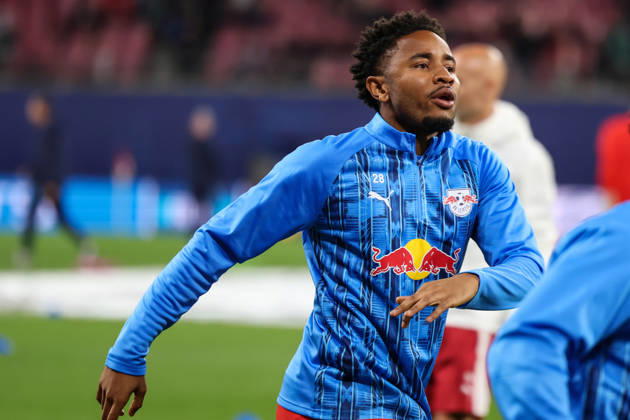 Deutschland: Fußball - UEFA Champions League - Saison 2026 - 2027, 2. Spieltag - RB Leipzig gegen PSV Eindhoven, Red Bull Arena (Leipzig): Christopher Nkunku (RB Leipzig, 28) Copyright: xLucasxWalterx