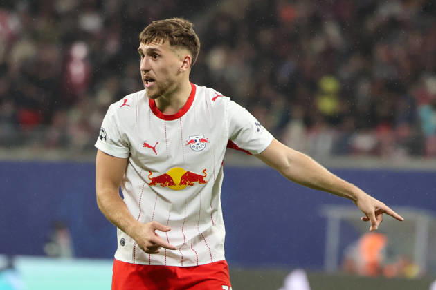 Deutschland: Fußball - UEFA Champions League - Saison 2026 - 2027, 2. Spieltag - RB Leipzig gegen PSV Eindhoven, Red Bull Arena (Leipzig): Brajan Gruda (RB Leipzig, 10), Frust, Gestik Copyright: xLucasxWalterx