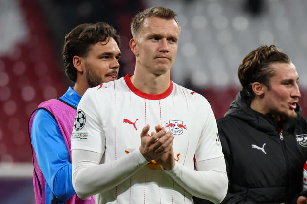 Deutschland: Fußball - UEFA Champions League - Saison 2026 - 2027, 2. Spieltag - RB Leipzig gegen PSV Eindhoven, Red Bull Arena (Leipzig): Lukas Klostermann (RB Leipzig, 16) Copyright: xLucasxWalterx