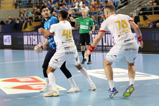 Plock 14.10.2026 Liga mistrzow pilka reczna mezczyzn faza grupowa sezon 2026 27 --- Group phase mens handball EHF Champions League Orlen Wisla Plock - HC Vardar 1961 Skopje Gergo Fazekas Fot. Marcin Solarz FotoPyK NEWSPIX.PL --- newspix.pl 