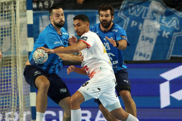 Plock 14.10.2026 Liga mistrzow pilka reczna mezczyzn faza grupowa sezon 2026 27 --- Group phase mens handball EHF Champions League Orlen Wisla Plock - HC Vardar 1961 Skopje Leon Susnja Mohab Mohamed Saeed Abdelhak Fot. Marcin Solarz FotoPyK NEWSPIX.PL --- newspix.pl 