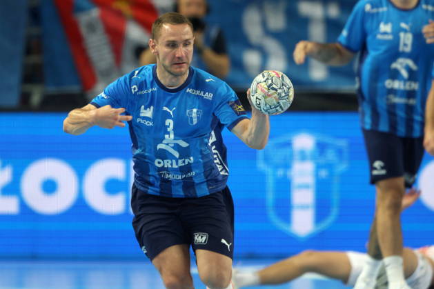 Plock 14.10.2026 Liga mistrzow pilka reczna mezczyzn faza grupowa sezon 2026 27 --- Group phase mens handball EHF Champions League Orlen Wisla Plock - HC Vardar 1961 Skopje Michal Daszek Fot. Marcin Solarz FotoPyK NEWSPIX.PL --- newspix.pl 