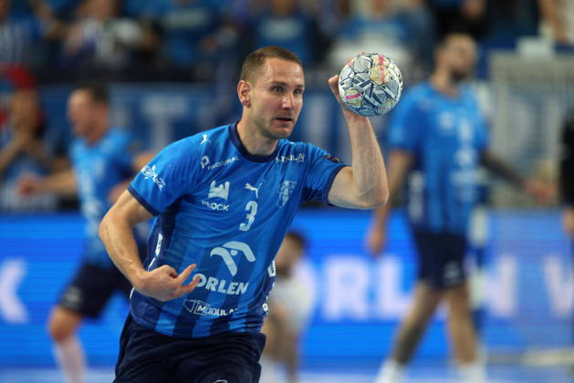 Plock 14.10.2026 Liga mistrzow pilka reczna mezczyzn faza grupowa sezon 2026 27 --- Group phase mens handball EHF Champions League Orlen Wisla Plock - HC Vardar 1961 Skopje Michal Daszek Fot. Marcin Solarz FotoPyK NEWSPIX.PL --- newspix.pl 