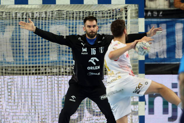 Plock 14.10.2026 Liga mistrzow pilka reczna mezczyzn faza grupowa sezon 2026 27 --- Group phase mens handball EHF Champions League Orlen Wisla Plock - HC Vardar 1961 Skopje Miljan Vujovic Fot. Marcin Solarz FotoPyK NEWSPIX.PL --- newspix.pl 