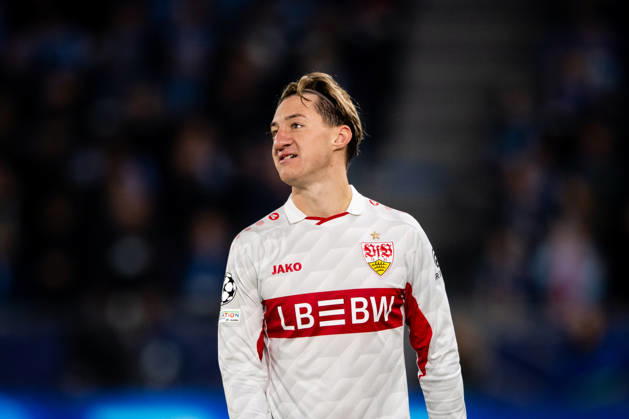 14.10.2026: Champions League, 2. Spieltag, Å K Slovan Bratislava vs. VfB Stuttgart im Å tadion TehelnÃ pole NarodnÃ½ futbalovÃ½ Å¡tadion Angelo Stiller (VfB) Close WICHTIGER HINWEIS: Gemäß den Vorgaben des DFB und der DFL ist es untersagt, in dem Stadion und oder vom Spiel angefertigte Fotoaufnahmen in Form von Sequenzbildern und oder videoähnlichen Fotostrecken zu verwerten bzw. verwerten zu lassen. Copyright: xJordyxFourgonx