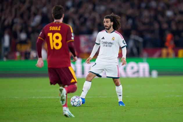 AS Roma v Real Madrid C.F. - UEFA Champions League 2026 27 League Phase MD2 Marc Cucurella of Real Madrid CF in action during the AS Roma v Real Madrid C.F. - UEFA Champions League 2026 27 League Phase MD2 at Stadio Olimpico on October 14, 2026 in Rome, Italy Rome Stadio Olimpico Lazio Italy Copyright: xGiuseppexMaffiax 261014_UCL_Roma-RealMadrid_GM_07998