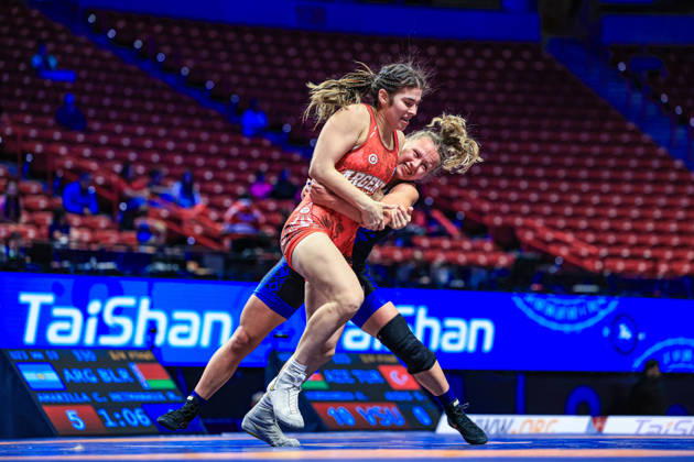 U23 World Championships 59kg WW - Camila Agustina Amarilla (ARG) df. Marta Hetmanava (BLR)