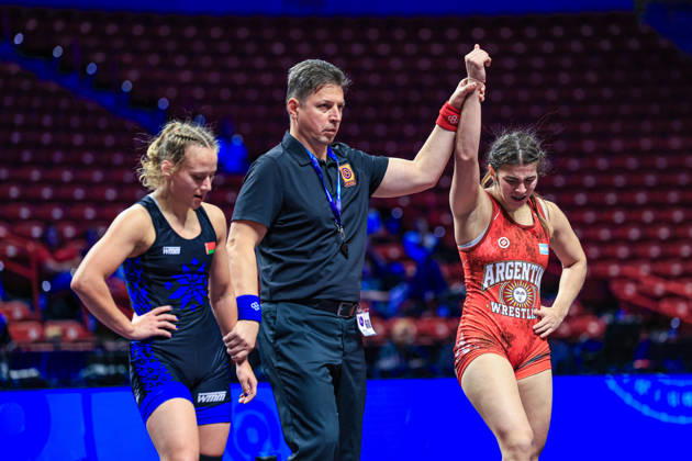 U23 World Championships 59kg WW - Camila Agustina Amarilla (ARG) df. Marta Hetmanava (BLR)