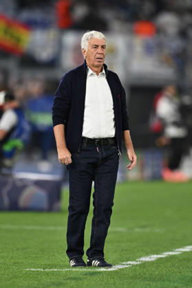 SOCCER - UEFA Champions League - AS Roma vs. Real Madrid Photo by IPA ABACAPRESS.COM89696667 - Gian Piero Gasperini, head coach of A.S. Roma, takes part in the UEFA Champions League Matchday 2 soccer match between A.S. Roma and Real Madrid C.F. at the Olympic Stadium on October 14, 2026, in Rome, Italy. Rome Italy  Copyright: xIPAxSport ABACAx