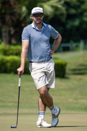 October 15, 2026, Coloane, Macao Sar, China: Kalle Samooja from Finland on the 9th green. Opening Round in the Macao Open Golf at Macau Golf & Country Club. Macau Open Golf Rd 1  - ZUMAr144 20261015_zap_r144_146 Copyright: xJaynexRussellx