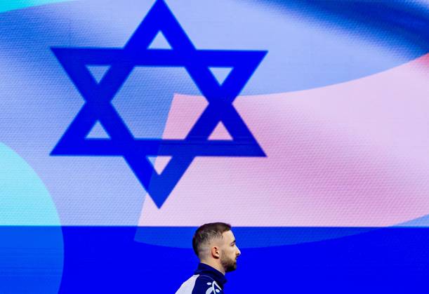 ROTTERDAM - Artem Dolgopyat of the Israeli gymnastics team during podium training at the World Championships in Ahoy Rotterdam. IRIS VAN DEN BROEK ANP xVIxANPxSportx xxANPxIVx 572514946 originalFilename: 572514946.jpg