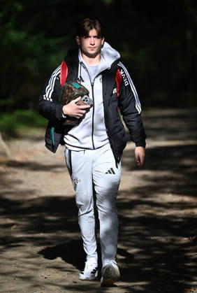 15.10.2026, xophax, Fussball 1.Bundesliga, 1.FC Koeln . Treffen am Geissbockheim. Training vor dem Frankfurt Spiel. Mikey Moore ( 1.FC Köln ) Koeln