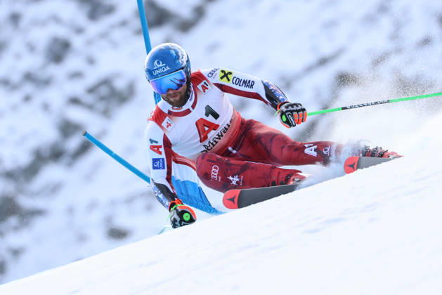 ALPINE SKIING - Ski Austria, training SOELDEN,AUSTRIA,15.OCT.26 - ALPINE SKIING - Ski Austria, giant slalom, training and qualification. Image shows Marco Schwarz (AUT).  GEPAxpictures xMathiasxMandl
