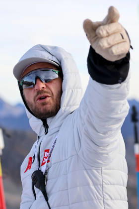 ALPINE SKIING - Ski Austria, training SOELDEN,AUSTRIA,15.OCT.26 - ALPINE SKIING - Ski Austria, giant slalom, training and qualification. Image shows sporting director Christian Mitter (AUT).  GEPAxpictures xMathiasxMandl