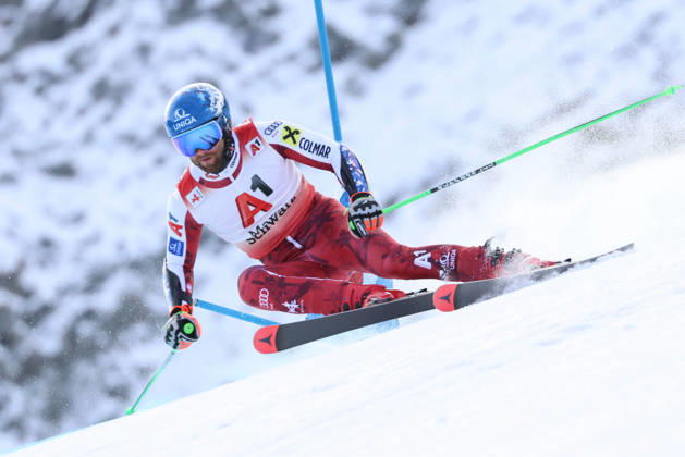 ALPINE SKIING - Ski Austria, training SOELDEN,AUSTRIA,15.OCT.26 - ALPINE SKIING - Ski Austria, giant slalom, training and qualification. Image shows Marco Schwarz (AUT).  GEPAxpictures xMathiasxMandl