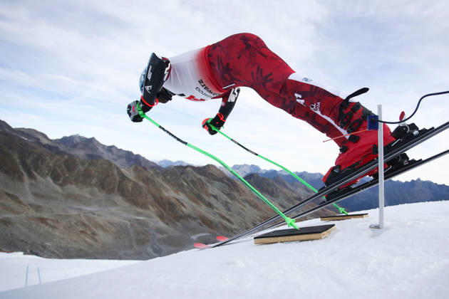 ALPINE SKIING - Ski Austria, training SOELDEN,AUSTRIA,15.OCT.26 - ALPINE SKIING - Ski Austria, giant slalom, training and qualification. Image shows Marco Schwarz (AUT).  GEPAxpictures xMathiasxMandl