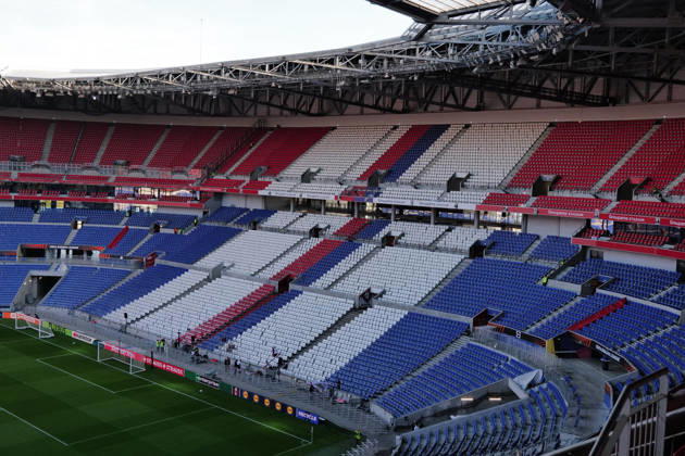 Football : Olympique Lyonnais v Crystal Palace - UEFA Europa League 15 10 2026 Illustration Groupama stadium Lyon during the second leg of the UEFA Europa League 2025 26 quarter-final between Olympique Lyonnais and Crystal Palace , England, at the Groupama Stadium in Décines-Charpieu, Lyon, on October 15, 2026 LYONFrance Copyright: xMouradxALLILIx