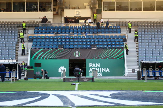 Panathinaikos F.C. v FK Borac Banja Luka UEFA Europa Conference League A general view of the Olympic Stadium before the start of the match between Panathinaikos F.C. and FK Borac Banja Luka during the UEFA Europa Conference League match at Olympic Stadium, Athens 15 10 2026 UK Newspapers OUT Copyright: xYannisxHalasx FIL-24071-0001