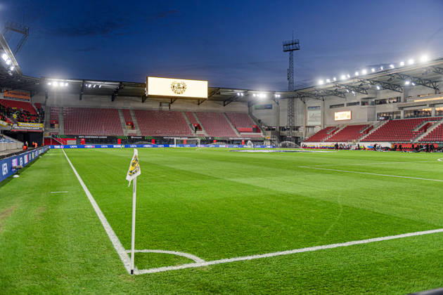 261015 Olympia interior ahead of the UEFA Conference League football match between Mjällby and Inter Club d Escaldes on October 15, 2026 in Helsingborg. Photo: Christoffer Borg Mattisson BILDBYRÅN COP 261 CB0562 fotboll football soccer fotball uefa conference league conference league mjällby in bbeng arena Copyright: CHRISTOFFERxBORGxMATTISSON BB261015CB026