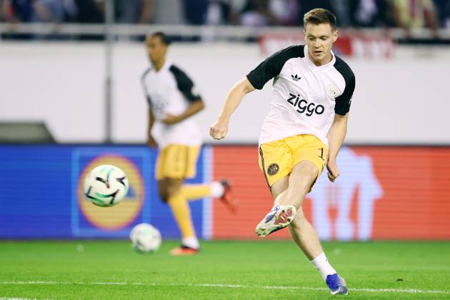 SPLIT, 15 10-2026, Poljud Stadium , season 2026 2027 , UEFA Conference League Football . Match between Hajduk Split and Ajax. Picture shows Ajax Viktor Tsygankov Hajduk Split - Ajax  x208445791x Copyright: