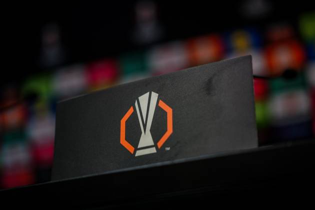 NIJMEGEN , 15-10-2026 , Stadium De Goffert , season 2026 2027 , UEFA Europa League football , match between NEC Nijmegen and Levski Sofia , picture shows Europa League board NEC - Levski Sofia  x208448145x Copyright: