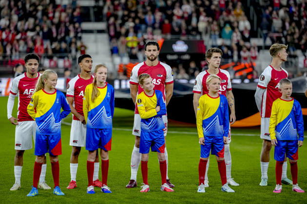 ALKMAAR - AZ Alkmaar defender Wesley Hoedt during the UEFA Europa League match between AZ and Hapoel Beer-Sheva in AFAS stadion on 15 October 2026 in Alkmaar, Netherlands. ED VAN DE POL EYE4IMAGES DeFodi Images -