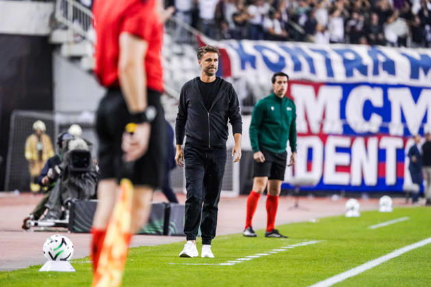 Fussball: Kroatien: UEFA Conference League 2026 2027 - 1. Runde, 15.10.2026 - HNK Hajduk Split vs. AFC Ajax Amsterdam - Stadion Poljud (Split, Kroatien); Trainer Gonzalo Garcia (Hajduk Split) Copyright: xLUKAxKOLANOVICx