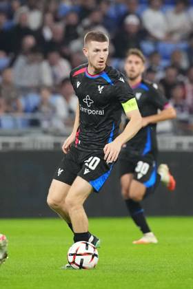 Adam Wharton of Crystal Palace Lyon v Crystal Palace, UEFA Europa League, Football, Groupama Stadium, Lyon, France - 15 Oct 2026Lyon Groupama Stadium France  Copyright: xDavexWinter Shutterstockx 17218159ak
