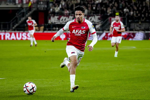 ALKMAAR - AZ Alkmaar forward Ro-Zangelo Daal during the UEFA Europa League match between AZ and Hapoel Beer-Sheva at AFAS stadion on 15 oktober 2026 in Alkmaar , Nederland. ED VAN DE POL EYE4IMAGES DeFodi Images -