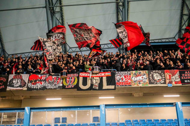 2026.10.15 Poznan pilka nozna UEFA Liga Europy sezon 2026 2027 Lech Poznan - Bayer 04 Leverkusen N z Bayer 04 Leverkusen kibice fans ultras Foto Gleb Soboliev PressFocus 2026.10.15 Poznan Football - UEFA Europa League season 2026 2027 Lech Poznan - Bayer 04 Leverkusen Bayer 04 Leverkusen kibice fans ultras Credit: Gleb Soboliev PressFocus NEWSPIX.PL --- newspix.pl 
