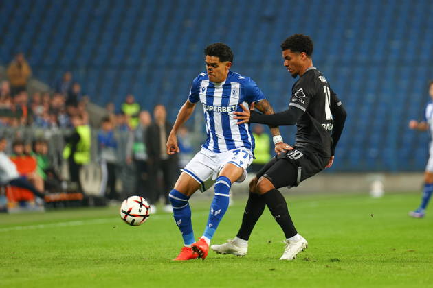 POZNAN 15.10.2026 MECZ 2. KOLEJKA LIGA EUROPY SEZON 2026 27: LECH POZNAN - TSV BAYER 04 LEVERKUSEN --- UEFA EUROPA LEAGUE MATCHDAY 2 LEAGUE PHASE SEASON 2026 27: LECH POZNAN - TSV BAYER 04 LEVERKUSEN NZ LUIS PALMA MALIK TILLMAN FOT. PATRYK PINDRAL 400MM.PL NEWSPIX.PL --- newspix.pl 