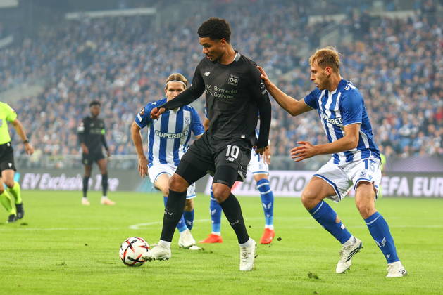 POZNAN 15.10.2026 MECZ 2. KOLEJKA LIGA EUROPY SEZON 2026 27: LECH POZNAN - TSV BAYER 04 LEVERKUSEN --- UEFA EUROPA LEAGUE MATCHDAY 2 LEAGUE PHASE SEASON 2026 27: LECH POZNAN - TSV BAYER 04 LEVERKUSEN NZ MALIK TILLMAN MICHAL GURGUL FOT. PATRYK PINDRAL 400MM.PL NEWSPIX.PL --- newspix.pl 