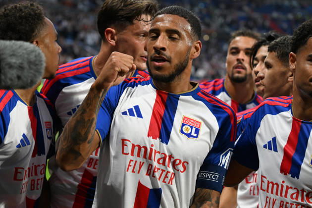 Football : Olympique Lyonnais v Crystal Palace - UEFA Europa League 15 10 2026 Corentin TOLISSO of Lyon scoring goal during the second leg of the UEFA Europa League 2025 26 quarter-final between Olympique Lyonnais and Crystal Palace , England, at the Groupama Stadium in Décines-Charpieu, Lyon, on October 15, 2026 LYONFrance  Copyright: xMouradxAllilix