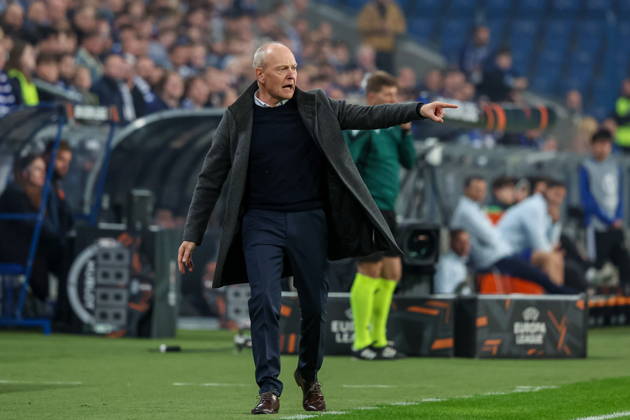 2026.10.15 Poznan Pilka nozna UEFA Liga Europy faza ligowa sezon 2026 2027 Lech Poznan - Bayer 04 Leverkusen N z Trener Lecha Niels Frederiksen Foto Pawel Jaskolka PressFocus 2026.10.15 Poznan Football Europa League League Phase 2026 2027 Lech Poznan - Bayer 04 Leverkusen Credit: Pawel Jaskolka PressFocus NEWSPIX.PL --- newspix.pl 