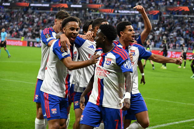 Football : Olympique Lyonnais v Crystal Palace - UEFA Europa League 15 10 2026 Corentin TOLISSO of Lyon scoring goal during the second leg of the UEFA Europa League 2025 26 quarter-final between Olympique Lyonnais and Crystal Palace , England, at the Groupama Stadium in Décines-Charpieu, Lyon, on October 15, 2026 LYONFrance  Copyright: xMouradxAllilix