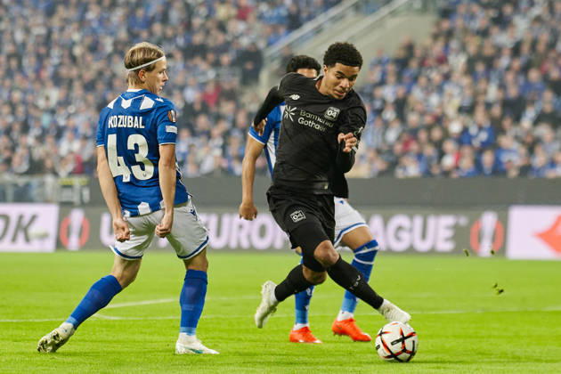 15.10.2026 POZNAN ENEA STADION UEFA LIGA EUROPY FAZA LIGOWA 2. KOLEJKA LECH POZNAN - BAYER LEVERKUSEN NZ. MALIK TILLMAN ANTONI KOZUBAL FOTO RADOSLAW JOZWIAK CYFRASPORT NEWSPIX.PL --- Newspix.pl LE LIGA EUROPY UEFA PILKA NOZNA SEZON 2026 2027 --- UEFA EUROPA LEAGUE SEASON 2026 2027  RA2_1053