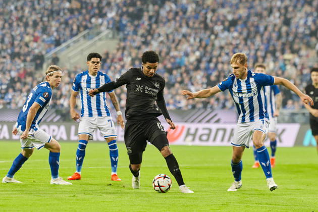 15.10.2026 POZNAN ENEA STADION UEFA LIGA EUROPY FAZA LIGOWA 2. KOLEJKA LECH POZNAN - BAYER LEVERKUSEN NZ. MICHAL GURGUL LUIS PALMA, MALIK TILLMAN FOTO RADOSLAW JOZWIAK CYFRASPORT NEWSPIX.PL --- Newspix.pl LE LIGA EUROPY UEFA PILKA NOZNA SEZON 2026 2027 --- UEFA EUROPA LEAGUE SEASON 2026 2027  RA2_1057