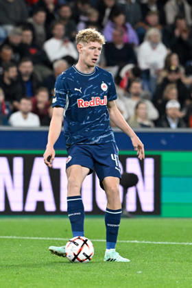 SALZBURG, AUSTRIA - OCTOBER 15: Valentin Zabransky of Salzburg during the UEFA Europa League 2026 27 League Phase MD2 match between FC Salzburg and AC Milan at Stadion Salzburg on October 15, 2026 in Salzburg, Austria. Copyright: xFranzxKirchmayrx xSPPx Sportspressphoto_SPR257021