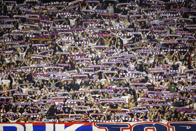 SPLIT - (lr) during the Conference League match between Hadjuk Split and Ajax at Stadion Poljud on October 15, 2026 in Split, Croatia. SONNY LENSEN ANP xVIxANPxSportx xxANPxIVx 572540607 originalFilename: 572540607.jpg