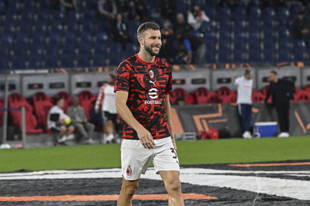 SALZBURG, AUSTRIA - OCTOBER 15: Strahinja Pavlovic of AC Milan during the UEFA Europa League league phase matchday 2 match between FC Salzburg and AC Milan at Red Bull Arena on October 15, 2026 in Salzburg, Austria. Copyright: xHansxPeterxLottermoser SPPx Sportspressphoto_SPR257023
