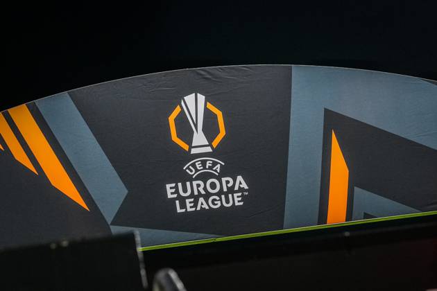 NIJMEGEN , 15-10-2026 , Stadium De Goffert , season 2026 2027 , UEFA Europa League football , match between NEC Nijmegen and Levski Sofia , picture shows Europa League sign NEC - Levski Sofia x208449453x Copyright: