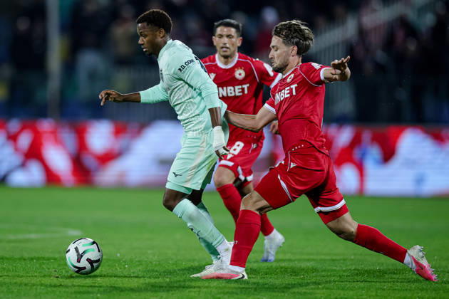 Football - UEFA Conference League - Round 1 - PFC CSKA Sofia - AS Monaco - 15.10.2026 Stanis Idumbo, 17 of AS Monaco FC during UEFA Conference League - Round 1 match between PFC CSKA Sofia and AS Monaco at Vasil Levski Stadium in Sofia, Bulgaria, on October 15th, 2026 in Sofia, Bulgaria. Bulgaria Copyright: xYulianxTodorovx
