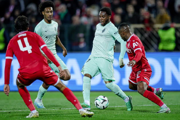 Football - UEFA Conference League - Round 1 - PFC CSKA Sofia - AS Monaco - 15.10.2026 Stanis Idumbo, 17 of AS Monaco FC during UEFA Conference League - Round 1 match between PFC CSKA Sofia and AS Monaco at Vasil Levski Stadium in Sofia, Bulgaria, on October 15th, 2026 in Sofia, Bulgaria. Bulgaria Copyright: xYulianxTodorovx
