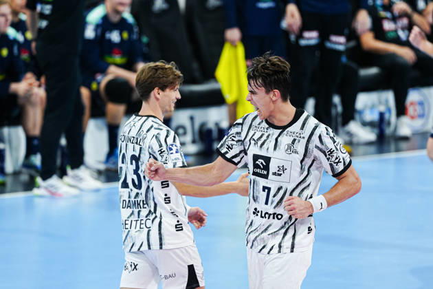 Torjubel Julian Köster (THW Kiel, 07) GER, THW Kiel vs. Rhein-Neckar Löwen, Handball, 1. Bundesliga, Spieltag 9, Saison 2026 2027, 15.10.2026 GER, THW Kiel vs. Rhein-Neckar Löwen, Handball, 1. Bundesliga, Spieltag 9, Saison 2026 2027, 15.10.2026 Kiel Copyright: xEibner-Pressefoto MarcelxvonxFehrnx EP_MFN