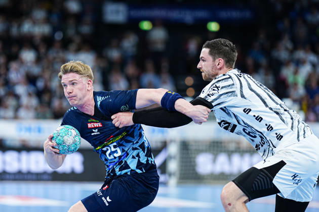 Haukur Thrastarson (Rhein-Neckar Löwen, 25), Hendrik Pekeler (THW Kiel, 61) GER, THW Kiel vs. Rhein-Neckar Löwen, Handball, 1. Bundesliga, Spieltag 9, Saison 2026 2027, 15.10.2026 GER, THW Kiel vs. Rhein-Neckar Löwen, Handball, 1. Bundesliga, Spieltag 9, Saison 2026 2027, 15.10.2026 Kiel Copyright: xEibner-Pressefoto MarcelxvonxFehrnx EP_MFN