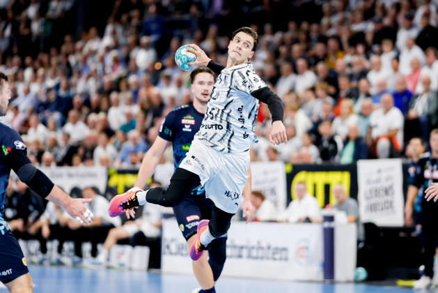 Kiel, 15. Oktober 2026 - Handball, 1. Bundesliga 2026 27, THW Kiel - Rhein-Neckar Löwen: Domen Makuc (THW Kiel, 35)