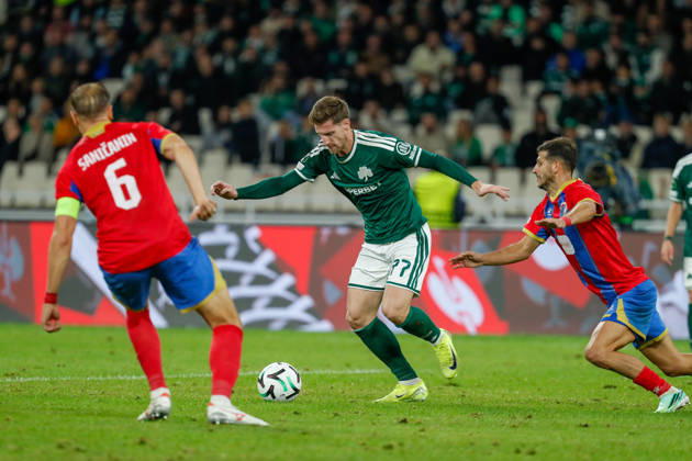 Panathinaikos F.C. v FK Borac Banja Luka UEFA Europa Conference League Georgios Kyriakopoulos of Panathinaikos F.C. during the UEFA Europa Conference League match at Olympic Stadium, Athens 15 10 2026 UK Newspapers OUT Copyright: xYannisxHalasx FIL-24071-0048