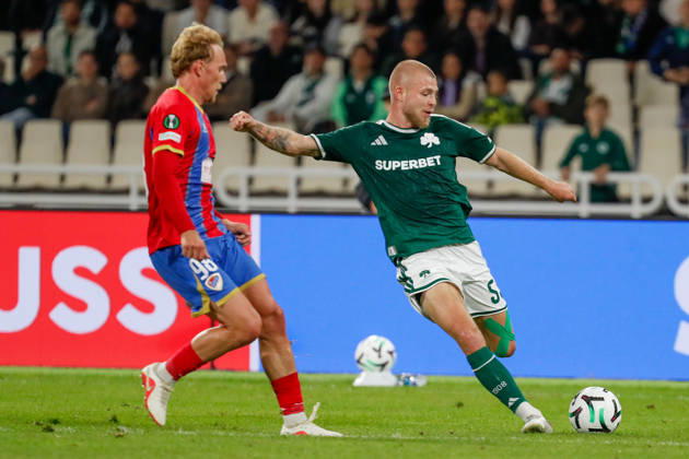 Panathinaikos F.C. v FK Borac Banja Luka UEFA Europa Conference League Rick van Drongelen of Panathinaikos F.C. in action during the UEFA Europa Conference League match at Olympic Stadium, Athens 15 10 2026 UK Newspapers OUT Copyright: xYannisxHalasx FIL-24071-0054