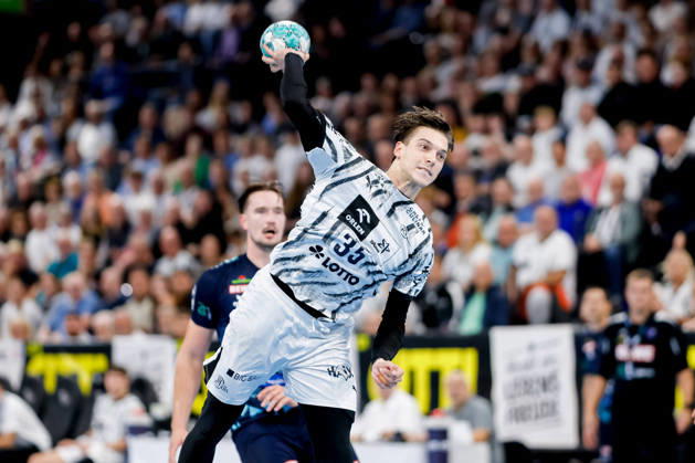 Kiel, 15. Oktober 2026 - Handball, 1. Bundesliga 2026 27, THW Kiel - Rhein-Neckar Löwen: Domen Makuc (THW Kiel, 35)