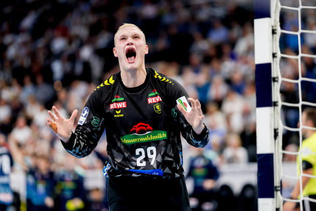 Kiel, 15. Oktober 2026 - Handball, 1. Bundesliga 2026 27, THW Kiel - Rhein-Neckar Löwen: David Späth (Rhein-Neckar Löwen, 29)